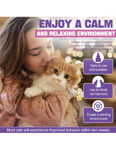Recarga Difusor Calmante Feromonas Gatos TTLXRL 6x48ml