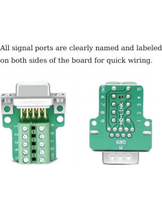 Conector DB9 Femenino Sin Soldadura Willwewon - 10 Piezas 2
