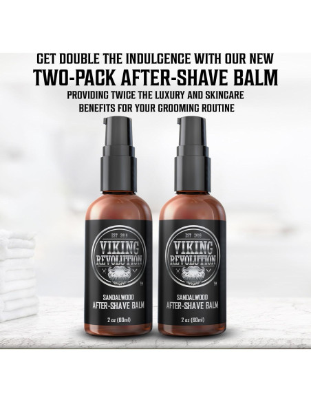Bálsamo After-Shave Viking Revolution 2 Unidades - Calma e Hidrata
