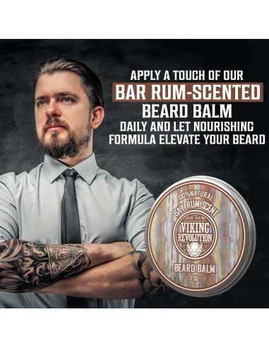 Bálsamo para Barba Viking Revolution Bay Rum - 56.7g
