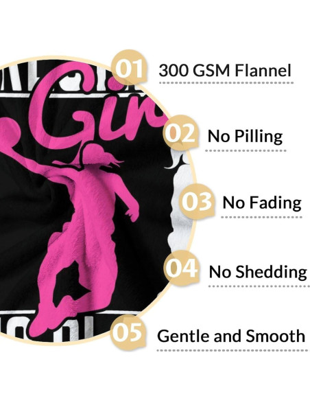 Manta de Baloncesto Homexzdiy 76.2x101.6 cm Franela Suave