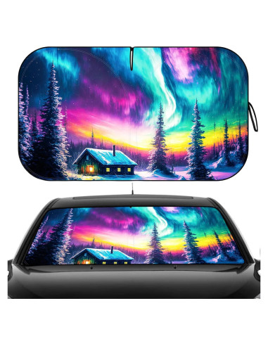 Protector Solar Plegable para Parabrisas Loiyadn 139.7x81.3cm