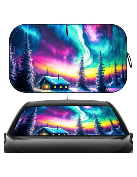 Protector Solar Plegable para Parabrisas Loiyadn 139.7x81.3cm