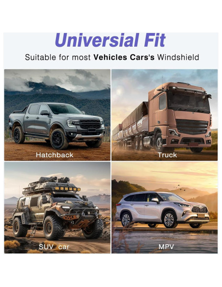 Protector Solar Plegable para Parabrisas Loiyadn 139.7x81.3cm