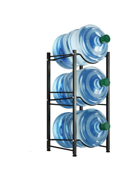 Soporte para Botellas de Agua LIANTRAL 3 Niveles Negro