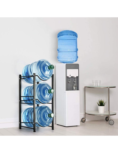 Soporte para Botellas de Agua LIANTRAL 3 Niveles Negro