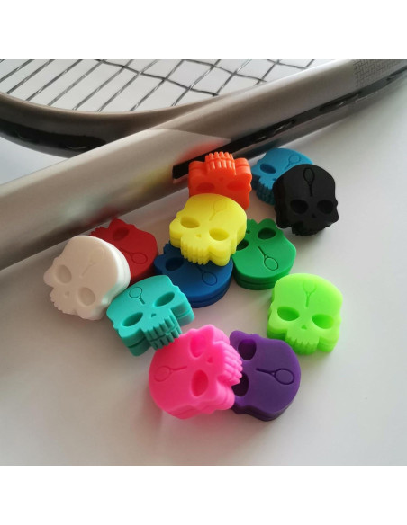 Amortiguador de Raqueta de Tenis Genérico 12 Piezas Silicona Amortiguador de Raqueta de Tenis Genérico 12 Piezas Silicona