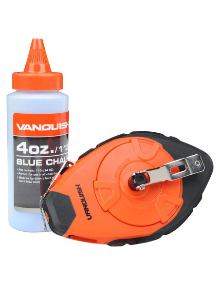 Carrete de Tiza VANQUISH 100ft ABS con Tiza Azul 4oz