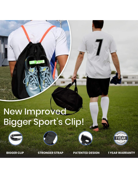 Clip para Calzado Klitch - Organizador de Zapatos Negro