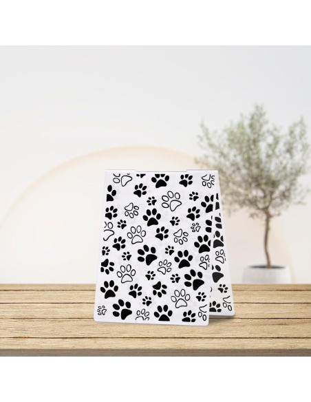 Carpeta de Embossing Huella de Patas Glodecart 14.5x10.2 cm