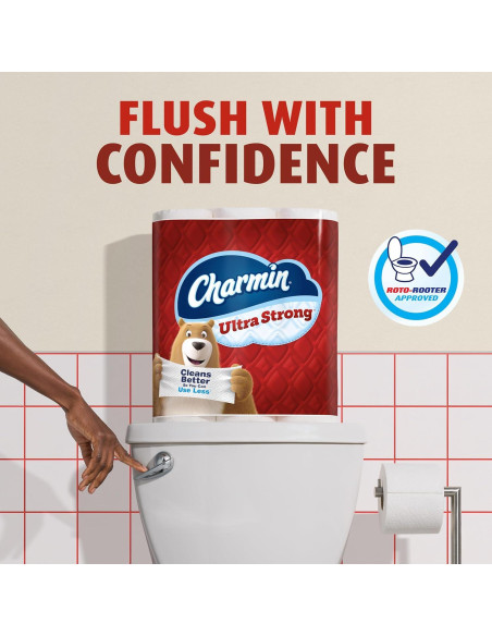 Papel Higiénico Charmin Ultra Strong Mega XL 18 Rollos 330 Hojas