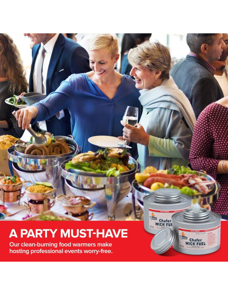 Calentadores de Comida de 6 Horas Stock Your Home - Paquete de 3