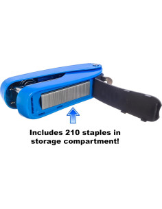 Grapadora Mini de Media Tira Praxxis Pro Aria-Plus Azul 2