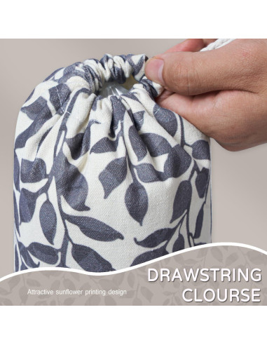 Soporte Reutilizable para Bolsas de Plástico LeCorner - Hojas Negras