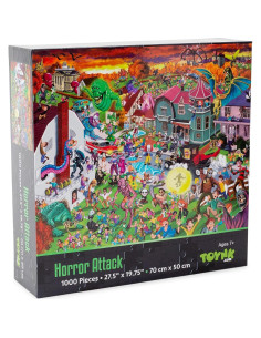 Rompecabezas 1000 Piezas Toynk Horror Attack 71 x 50 cm 2