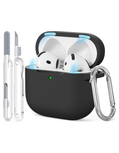Funda Protectora Silicona para AirPods 4 TNSNK con Kit de Limpieza