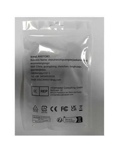 Adaptador USB 2.0 ANDTOBO Macho a 2 Hembras 30cm