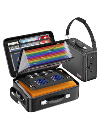 Caja de Documentos a Prueba de Fuego DocSafe 38.6x28.5cm Negra