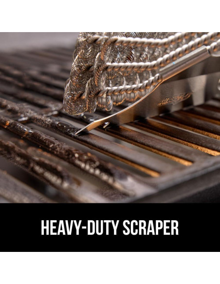 Cepillo de Parrilla Gorilla Grip 44.5 cm Verde Sin Cerda