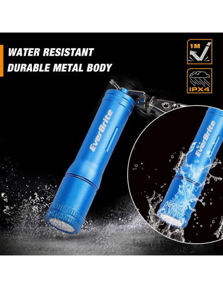 Linterna LED de Llavero EverBrite Azul 100 Lúmenes