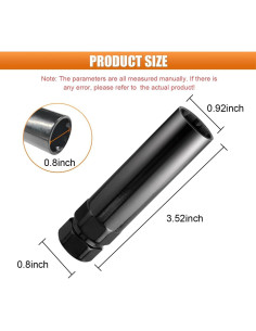 Llave de tuerca de perno 7 splines LHDOS 20.3 mm acero CR-V 2