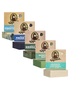 Jabón Natural Dr. Squatch Paquete de 5 Aromas Masculinos