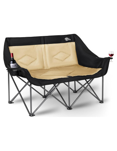 Silla de Camping Doble Bolosy BS-LYY-01-K Resistente 295 kg