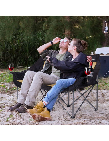 Silla de Camping Doble Bolosy BS-LYY-01-K Resistente 295 kg