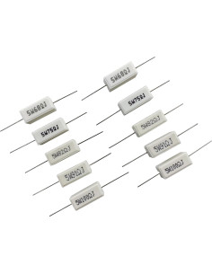 Kit de Resistores de Cemento Cerámico MOKMMKIT 5W 60 Piezas 2
