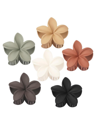 Clip para Cabello Hawaiano Sisiaipu - 6 Pcs Grandes 8.4 cm