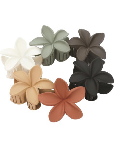 Clip para Cabello Hawaiano Sisiaipu - 6 Pcs Grandes 8.4 cm 2