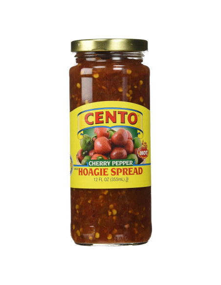 Cento Pimiento Picante Cereza Picado 340 g (Pack de 2)