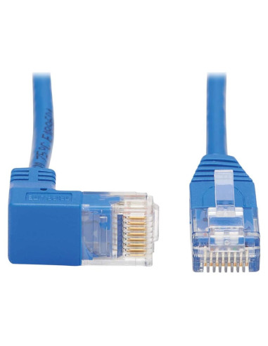 Cable Ethernet Cat6 Tripp Lite 30.48 cm Ángulo Descendente Azul