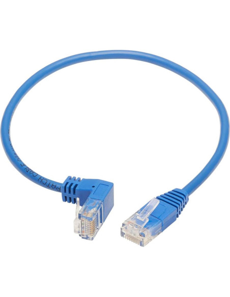 Cable Ethernet Cat6 Tripp Lite 30.48 cm Ángulo Descendente Azul