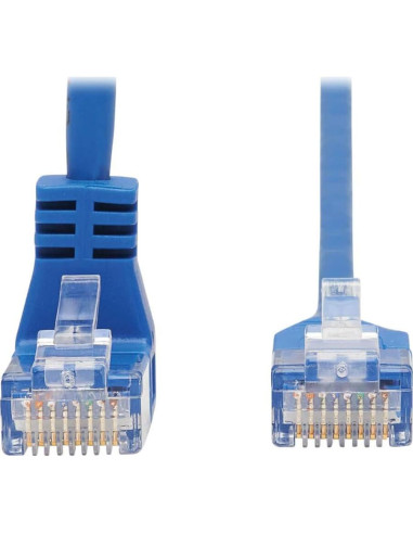 Cable Ethernet Cat6 Tripp Lite 30.48 cm Ángulo Descendente Azul
