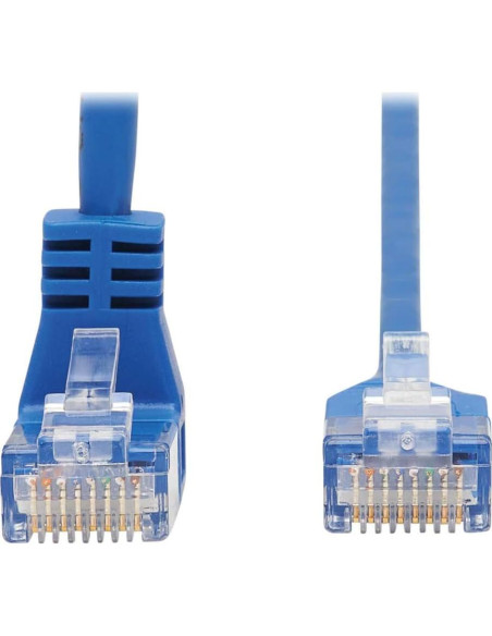 Cable Ethernet Cat6 Tripp Lite 30.48 cm Ángulo Descendente Azul