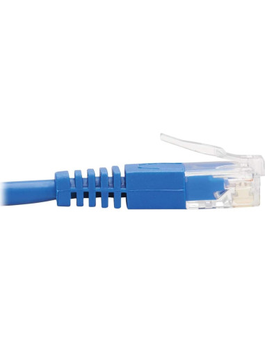 Cable Ethernet Cat6 Tripp Lite 30.48 cm Ángulo Descendente Azul