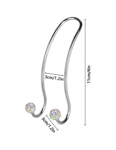Ganchos de Cabecera SAVORI para Auto - 2 Piezas Brillantes 2