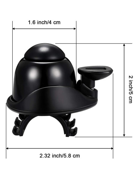 Timbre de Bicicleta Mudder Ajustable Aluminio Sonido Fuerte