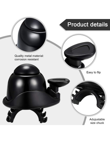 Timbre de Bicicleta Mudder Ajustable Aluminio Sonido Fuerte