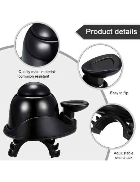 Timbre de Bicicleta Mudder Ajustable Aluminio Sonido Fuerte