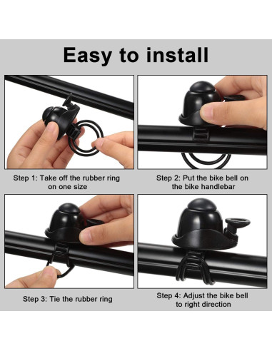 Timbre de Bicicleta Mudder Ajustable Aluminio Sonido Fuerte