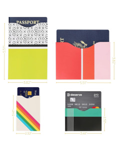 Fundas Bloqueadoras RFID LotFancy - 14 Tarjetas + 5 Pasaportes 2