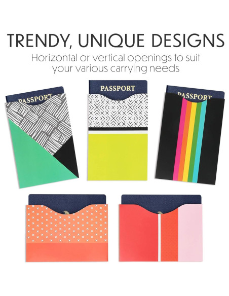 Fundas Bloqueadoras RFID LotFancy - 14 Tarjetas + 5 Pasaportes