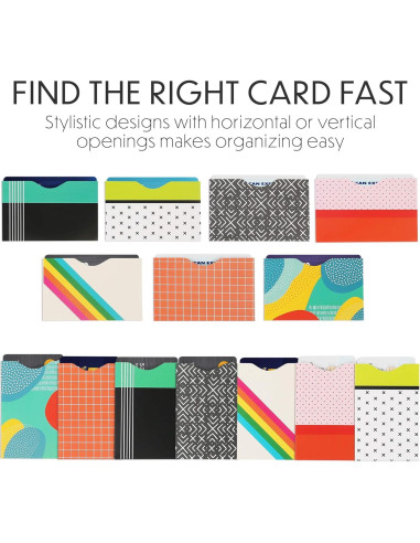 Fundas Bloqueadoras RFID LotFancy - 14 Tarjetas + 5 Pasaportes