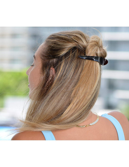 Clip de Pelo Francés Camila Paris CP922B Negro 9.5 cm