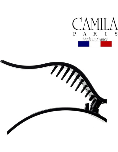 Clip de Pelo Francés Camila Paris CP922B Negro 9.5 cm
