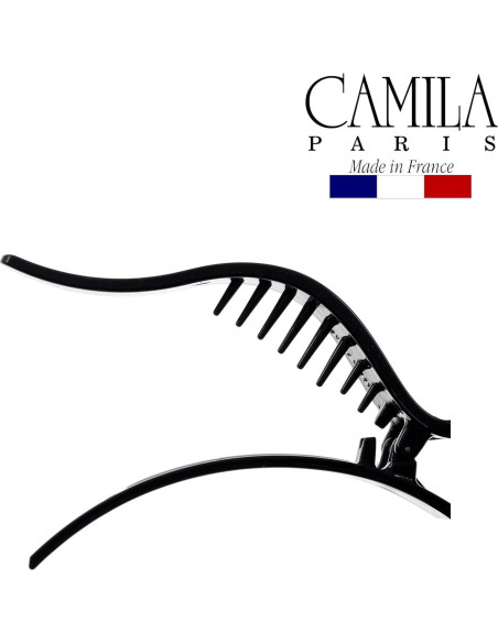 Clip de Pelo Francés Camila Paris CP922B Negro 9.5 cm