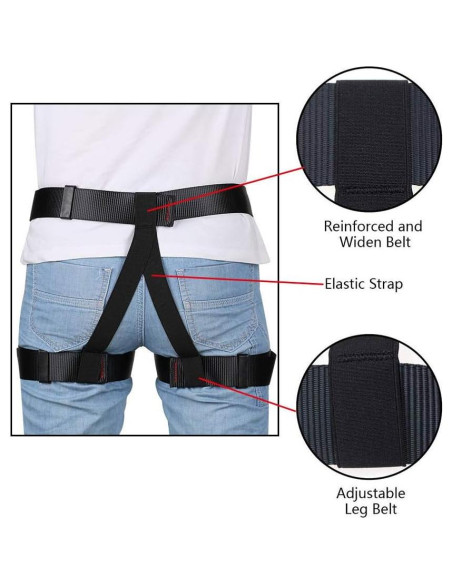 Cinturón de Escalada HandAcc ZH004 Unisex 50.8-114.3 cm