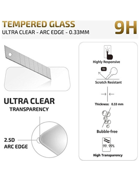 Protector de Pantalla Vidrio Templado NEW'C para iPhone 12/12 Pro 6.1" Protector de Pantalla Vidrio Templado NEW'C para iPhone 12/12 Pro 6.1"